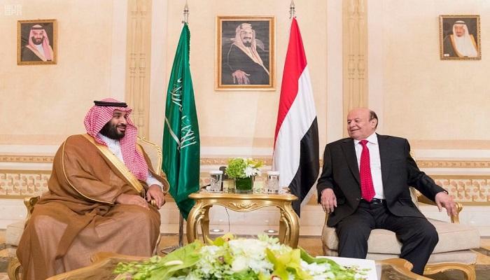 ولي العهد السعودي والرئيس اليمني