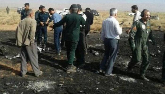 موقع تحطم الطائرة