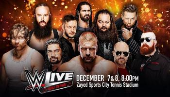 إفيش عرض WWE في أبو ظبي