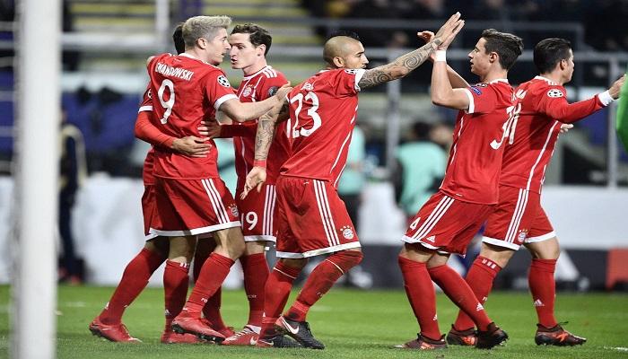 بايرن يواصل انتصاراته ويتغلب على أندرلخت بدوري الأبطال