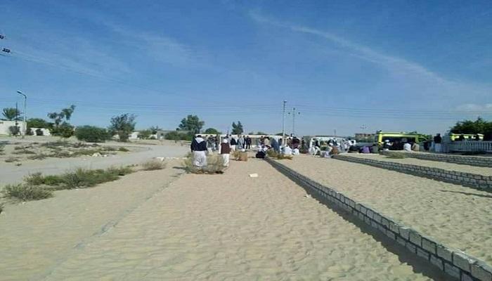 إجلاء ضحايا هجوم سيناء الإرهابي