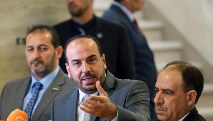 نصر الحريري رئيس وفد المعارضة السورية إلى جنيف
