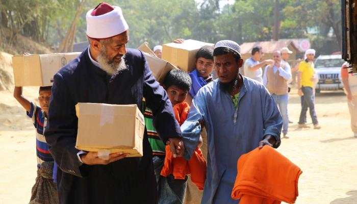 قافلة الإغاثة تواصل نشاطها