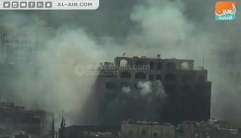 صورة حصرية لبوابة العين من اشتباكات صنعاء