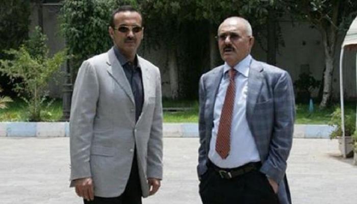 الرئيس اليمني السابق علي عبدالله صالح وابنه أحمد - أرشيفية