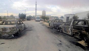 صورة للحادث الإرهابي على مسجد الروضة - أرشيفية