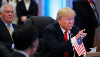الرئيس الأمريكي دونالد ترامب