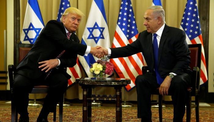 دونالد ترامب خلال لقائه في القدس مع بنيامين نتنياهو (أرشيفية)