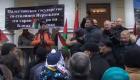 اعتصام أمام سفارة فلسطين في موسكو احتجاجا على قرار ترامب