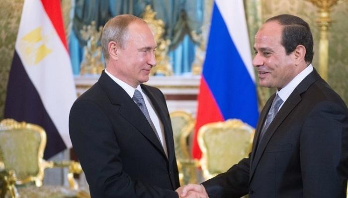 لقاء سابق بين بوتين والسيسي في القاهرة
