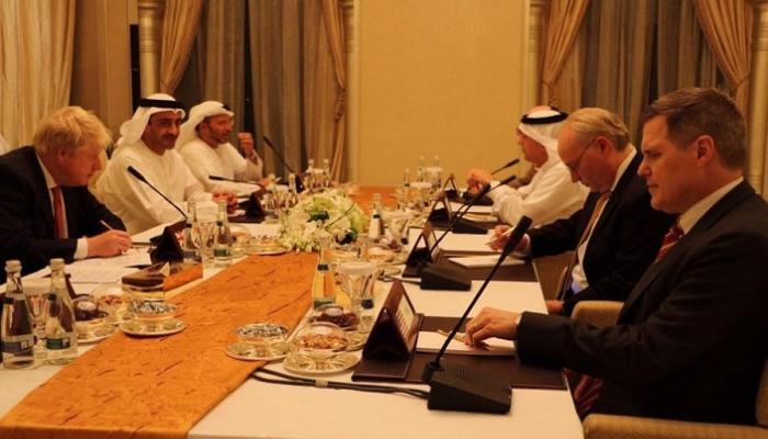جانب من الاجتماع التشاوري للجنة الرباعية الدولية بشأن اليمن