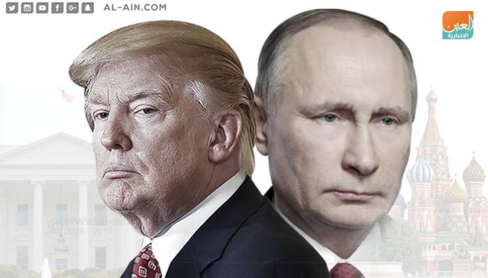 الرئيس الروسي فلاديمير بوتين والرئيس الأمريكي دونالد ترامب 