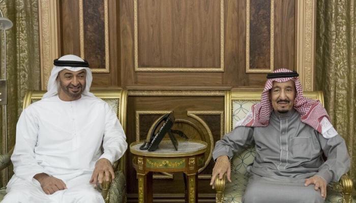 الملك سلمان والشيخ محمد بن زايد