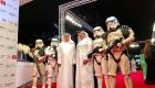 بالصور.. مقاتلو "ستورم تروبر" يستقبلون ضيوف "دبي السينمائي" 