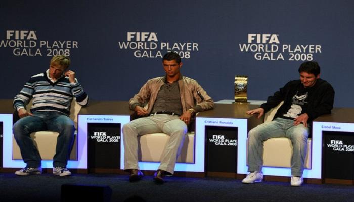 ميسي ورونالدو وتوريس
