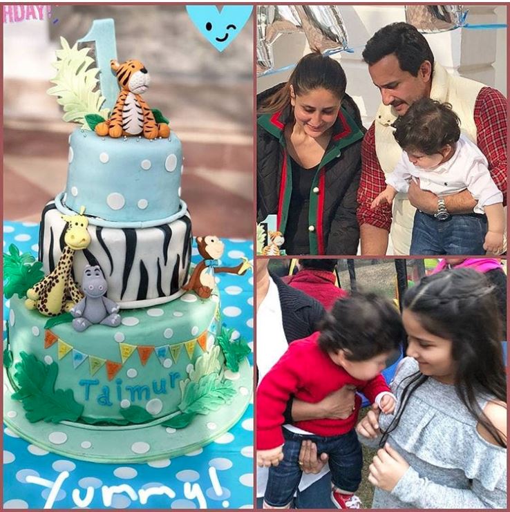 بالصور احتفالات عيد ميلاد نجل كارينا كابور وسيف علي خان