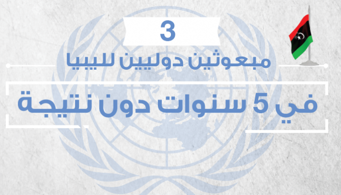 3 مبعوثين دوليين إلى ليبيا دون نتيجة