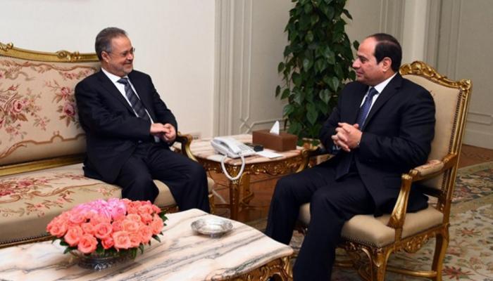 الرئيس المصري يستقبل المخلافي في زيارته لمصر يوم 22 ديسمبر الماضي