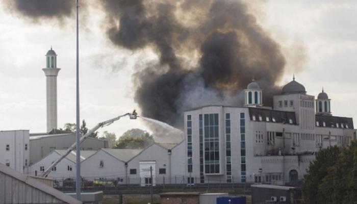 صورة لحريق مسجد في فلوريدا