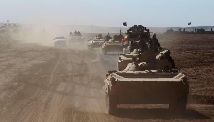 القوات العراقية تستعد للتقدم في الموصل 