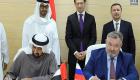 الإمارات وروسيا توقعان اتفاقية تعاون في قطاع الصناعات العسكرية