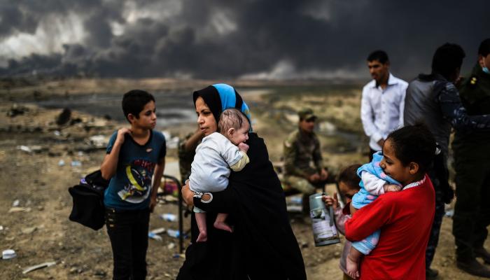 المدنيون في الموصل 