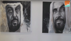 فنان صربي يرسم بورتريهات لشيوخ الإمارات تقديرا لهم ولدورهم 