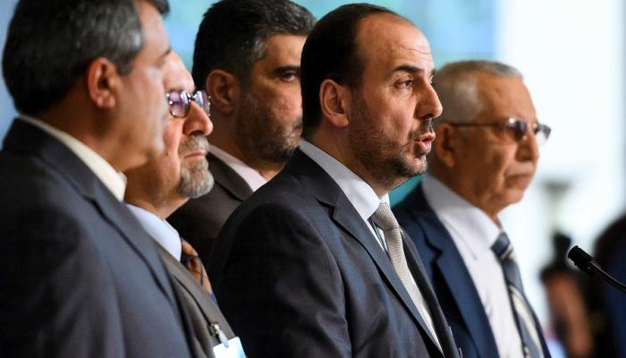 نصر الحريري رئيس وفد المعارضة السورية في محادثات السلام في جنيف