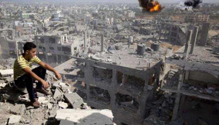 صورة من الحرب على غزة 2014