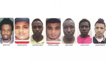 المتهمون المقبوض عليهم