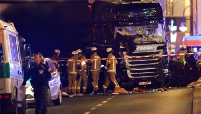 صورة من موقع حادث برلين- أرشيفية