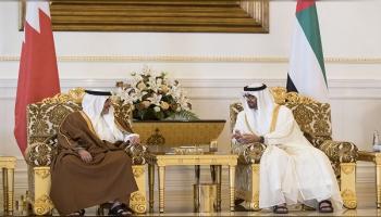محمد بن زايد وولي عهد البحرين
