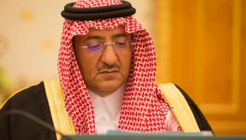 الأمير محمد بن نايف بن عبدالعزيز آل سعود خلال جلسة مجلس الوزراء