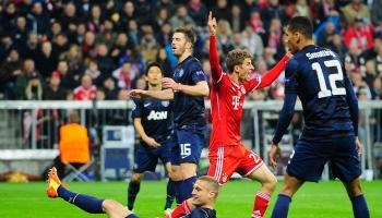 توماس مولر أمام يونايتد في 2014