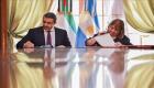 عبد الله بن زايد يلتقي وزيرة خارجية الأرجنتين ويوقعان ثلاث مذكرات تفاهم