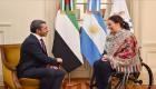 نائبة رئيس الأرجنتين تستقبل عبد الله بن زايد