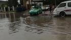 بالصور.. شوارع بغداد تغرق في الأمطار 
