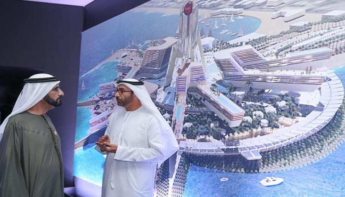 محمد بن راشد يطلق مشروع جزيرة متكاملة