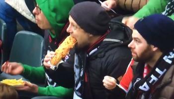 قبل لحظات من تسديدة رافينيا