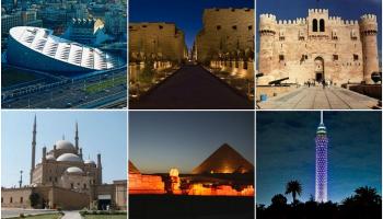 معالم مصرية مشاركة في ساعة الأرض