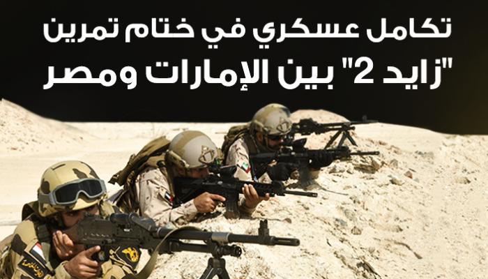 ختام تمرين "زايد 2" بين الإمارات ومصر