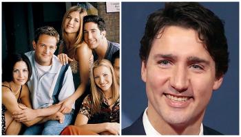 رئيس وزراء كندا وأبطال "Friends" 