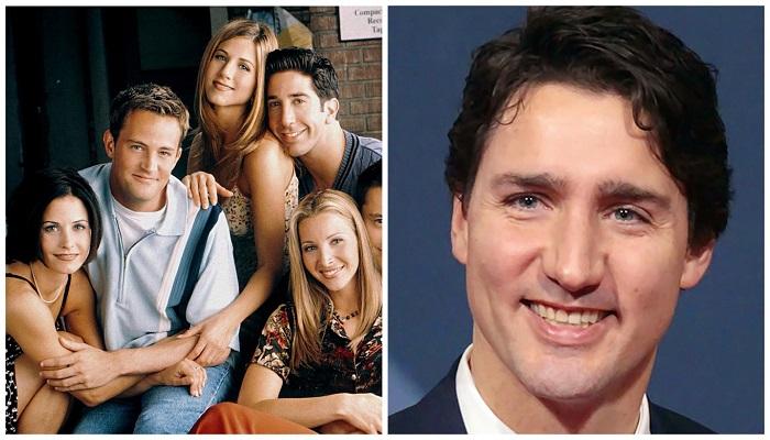 رئيس وزراء كندا وأبطال "Friends"
