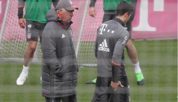 أنشيلوتي وليفا في مران بايرن الخميس