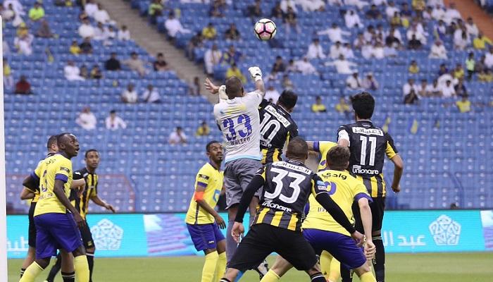 صورة من لقاء النصر والاتحاد