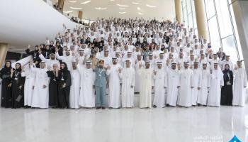 محمد بن راشد يشهد توقيع الوزراء على ميثاق الأجندة الوطنية