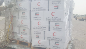 المساعدات الكويتية لليبيا