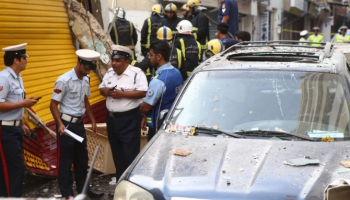 صورة للحادث نشرتها الصحف البحرينية