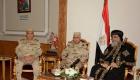 مصر.. من وزير الدفاع إلى البابا: نفخر بتضحيات رجال الجيش الأقباط