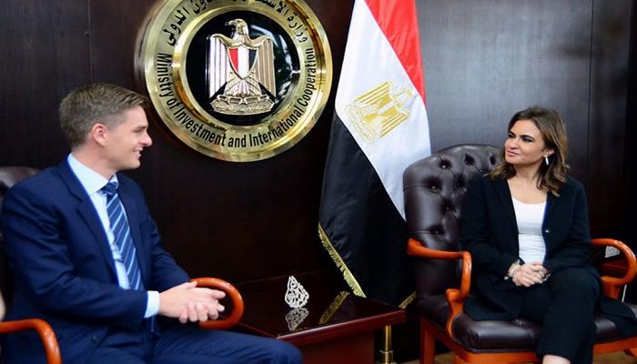 جانب من اللقاء..الصورة لوزارة الاستثمار